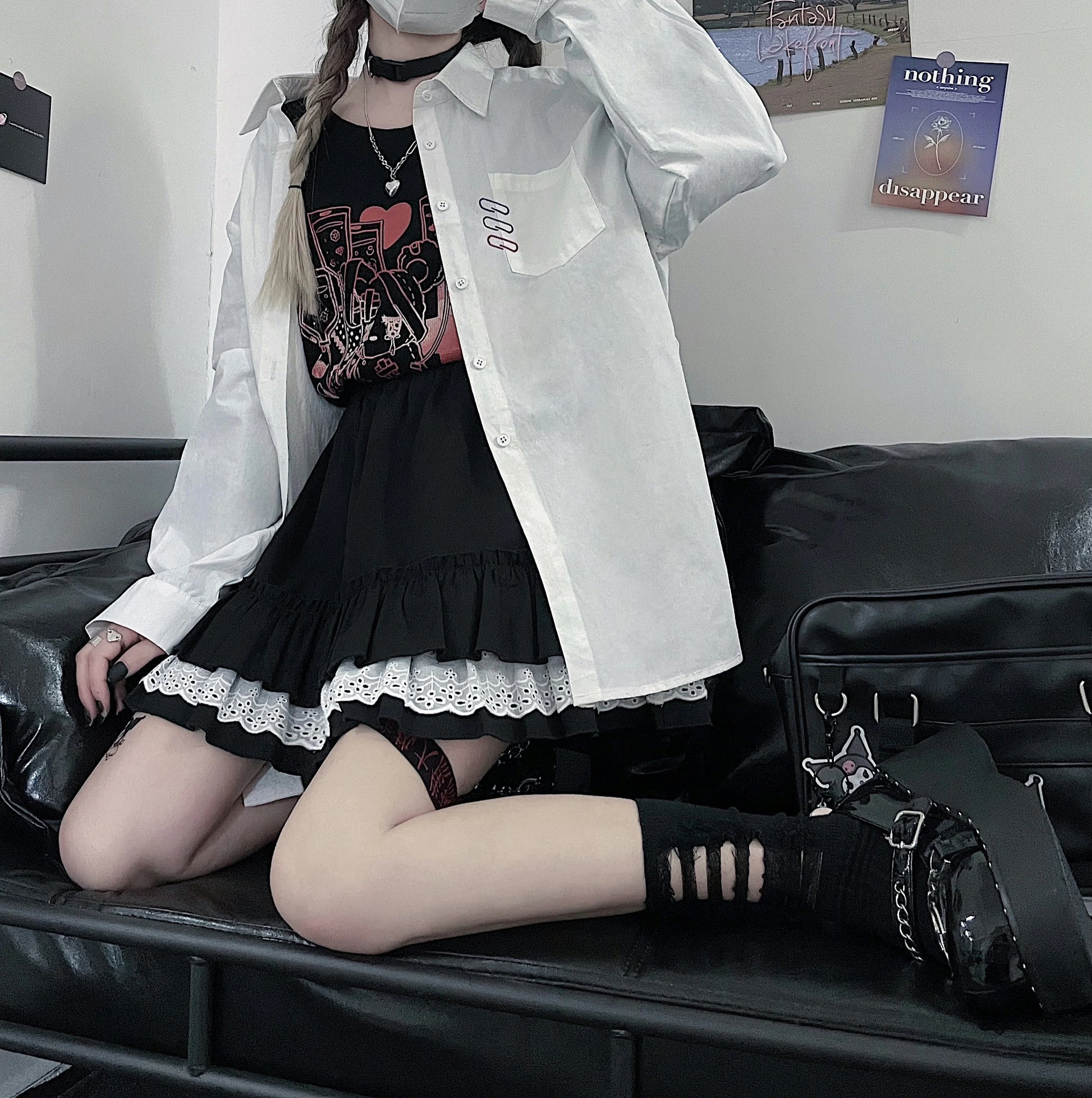 harajuku loose tops women sweatshirts gothic loose streetwear hoodies kawaii hoodie and shirts fashion clothes