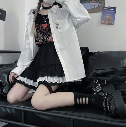 harajuku loose tops women sweatshirts gothic loose streetwear hoodies kawaii hoodie and shirts fashion clothes