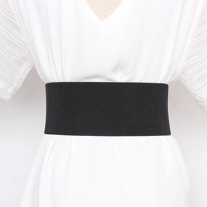 Plus Size Elastic Corset Belt Female Waist Wide Belts For Women Designer High Quality Stretch Cummerbunds Dress Waistband Badiee Stylez