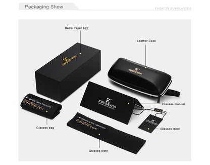 KINGSEVEN Women's Glasses Natural Bubinga Wooden Sunglasses Men Polarized Fashion Sun Glasses Original Wood Oculos de sol