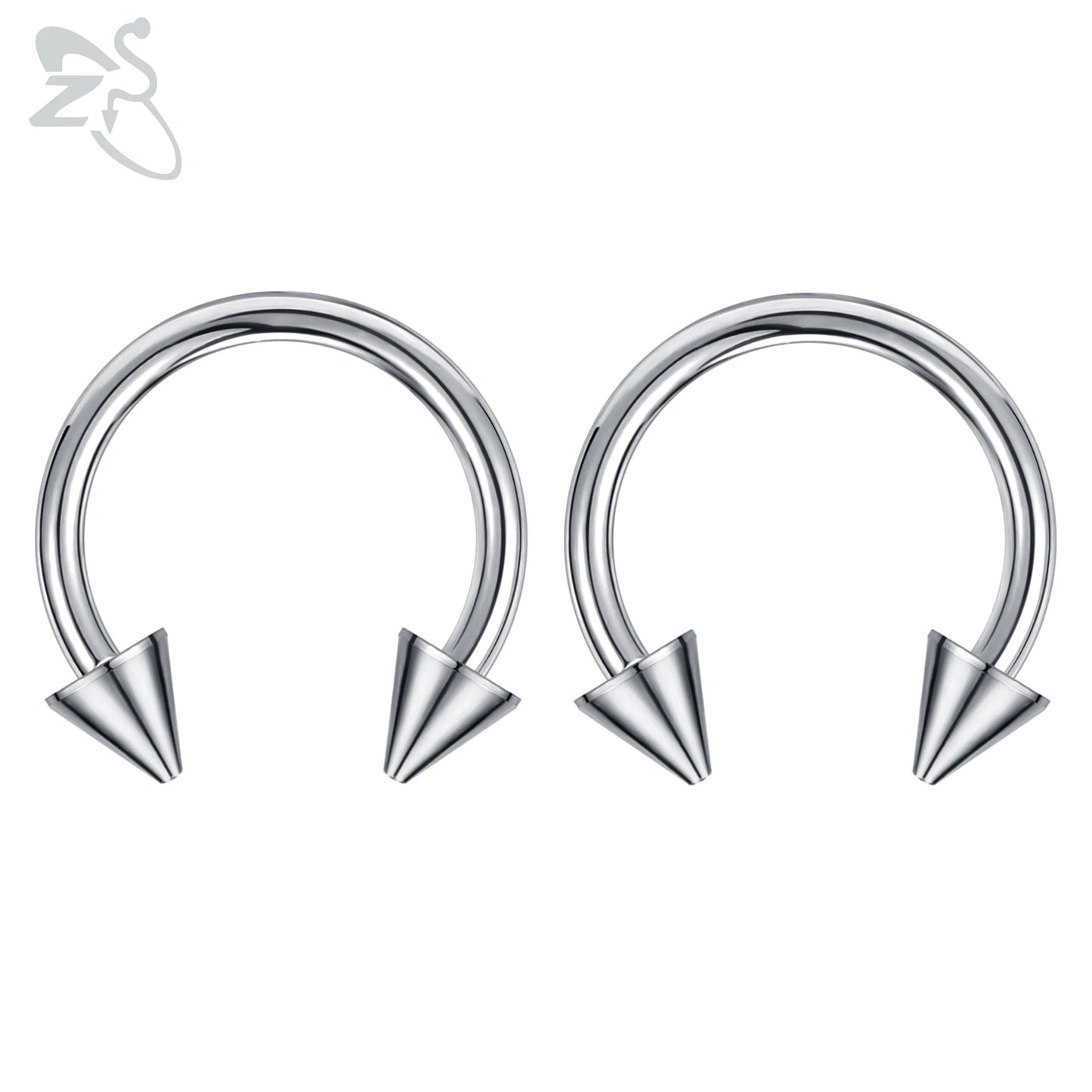 ZS 2 Pcs/lot Heart Crystal Nipple Piercings Men Women Tassel Drop Stainless Steel Nipple Ring Barbell Body Piercing Jewelry 14G Badiee Stylez