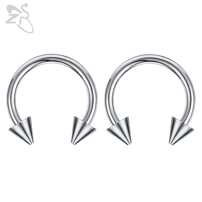 ZS 2 Pcs/lot Heart Crystal Nipple Piercings Men Women Tassel Drop Stainless Steel Nipple Ring Barbell Body Piercing Jewelry 14G Badiee Stylez