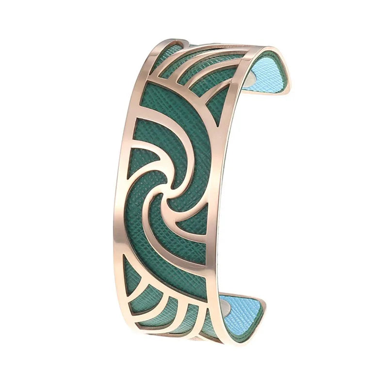 Cremo Love Cuff Bracelets Stainless Steel 25mm Bangles Manchette Femme Interchangeable Reversible Leather Band Pulseiras Badiee Stylez