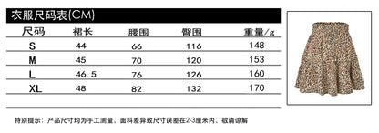 2025 Hot Sexy Ins Women's High Waist Fashion Printed Skirt Bohemian Style Small Floral A-line Female Mini Skirts Womens