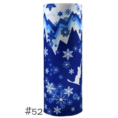 Men Women Windproof Headband Tube Bandana Headscarf Outdoor Cycling Mask Elastic Seamless Scarves Head Face Neck Sunshade Collar 52 One Size >8Y