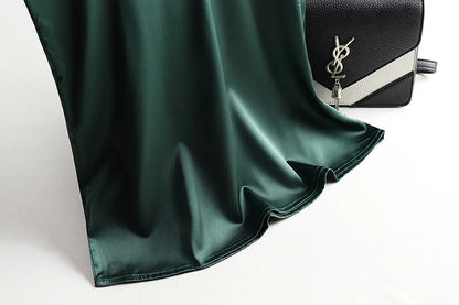 Spaghetti Strap Top Women Halter V Neck Basic White Cami Sleeveless Satin Silk Tank Tops Women'S Summer 2025 Camisole