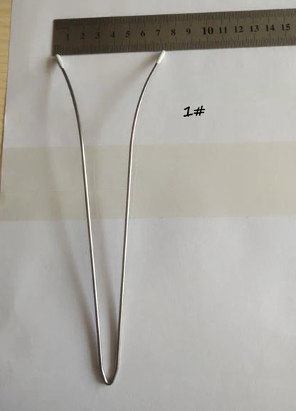 Wholesale High Quality Large Size V Shape Steel Ring Wedding Dress Swimwear Evening Dress Bra Accessory Underwear Steel Ring