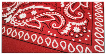 Fashion Hip Hop Bandana Kerchief Unisex Black Hair Band Neck Scarf Headwear Wrist Wraps Head Square Scarves Print Handkerchief