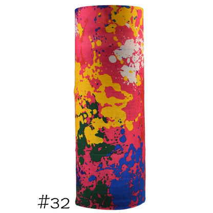 Men Women Windproof Headband Tube Bandana Headscarf Outdoor Cycling Mask Elastic Seamless Scarves Head Face Neck Sunshade Collar 32 One Size >8Y