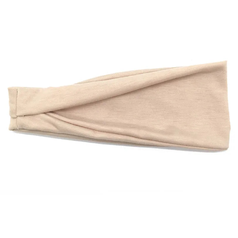 Women Headband Twist Cotton Sport Wide Turban Twisted Knotted Headwrap Girls Hairband Fashion Head Band Hair Accessories