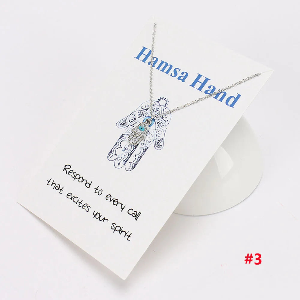 Evil Turkish Eye Lucky Necklace For Women Blue Crystal Silver Color Necklace Rose Gold Thin Chain Dainty Necklace Choker 3