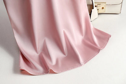 Spaghetti Strap Top Women Halter V Neck Basic White Cami Sleeveless Satin Silk Tank Tops Women'S Summer 2025 Camisole