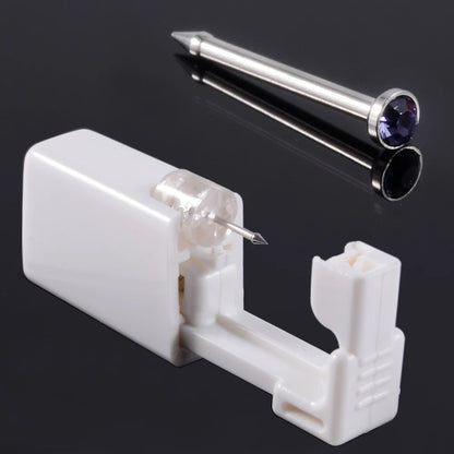 1 Unit Disposable Safe Sterile Piercing Unit For Gem Nose Studs Piercing Gun Piercer Tool Machine Kit Earring Studs Body Jewelry 17-206
