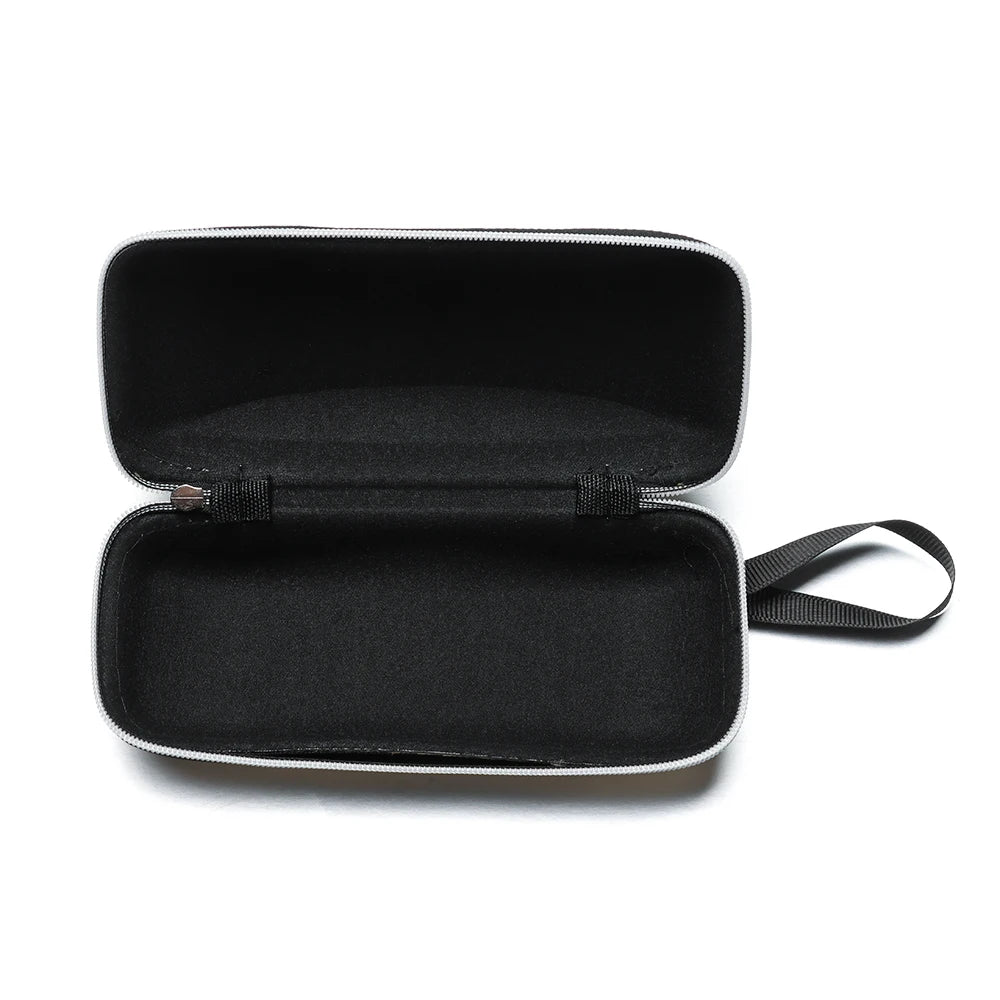 1 Pcs Zipper Closure Sunglasses Hard Box Eyewear Case Simple Style Portable EVA Reading Glasses Protective Box Unisex Travel