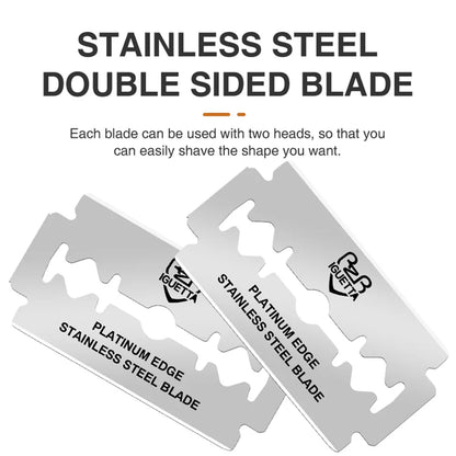 Razor Blades For Double Edge Razor,Stainless Steel Blades Used for Folding Knife with Shaving & Hair Removal 10/20pcs