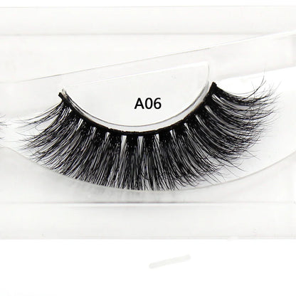 LEHUAMAO False Eyelashes Mink Lashes Natural Thick False Eyelashes Extension Wispy Soft Lashes Makeup Tools D22