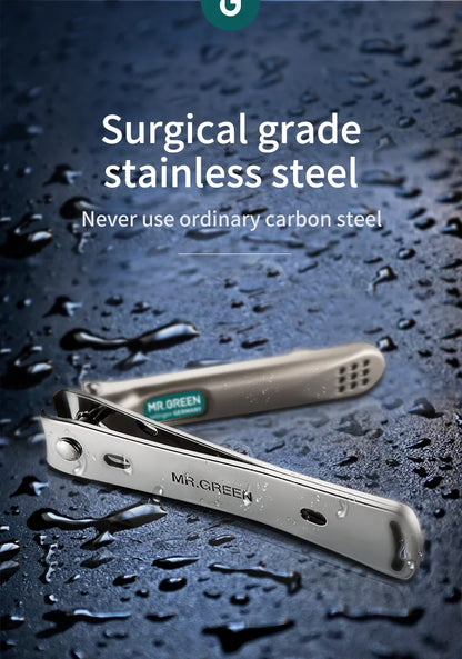 MR.GREEN Nail Clippers Stainless Steel Curved blade Clipper Fingernail Scissors Cutter Manicure tools trimmer with nail files