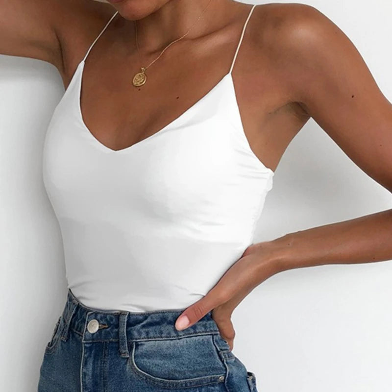 Satin Women Thin Wild Solid Camis Vest Women Tank Tops Female 2022 Summer Sexy Strap Basic Tops Slim Sleeveless Camisole