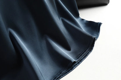 Spaghetti Strap Top Women Halter V Neck Basic White Cami Sleeveless Satin Silk Tank Tops Women'S Summer 2025 Camisole