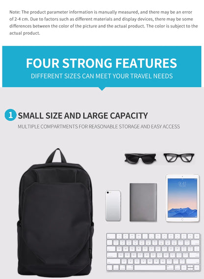 Hk Mini Popular Men's Backpack 12.9 Inch Ipad Waterproof Light Weight Women School Bags Short Trip Travel Sports Backpack Casual