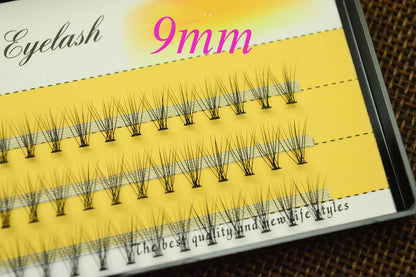 1 box 60 clusters 10/20D extension eyelashes, individual eyelashes, Natural Thick False Eyelashes, , Individual Eyelash Bunche