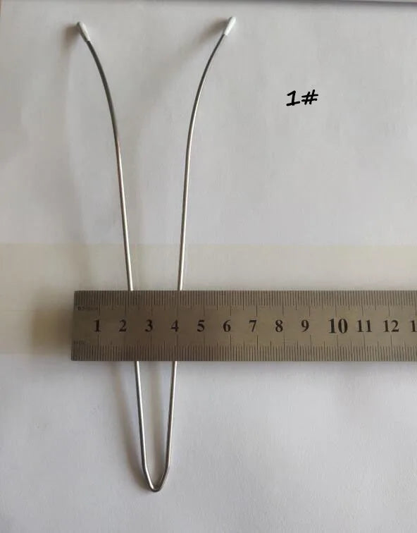 Wholesale High Quality Large Size V Shape Steel Ring Wedding Dress Swimwear Evening Dress Bra Accessory Underwear Steel Ring