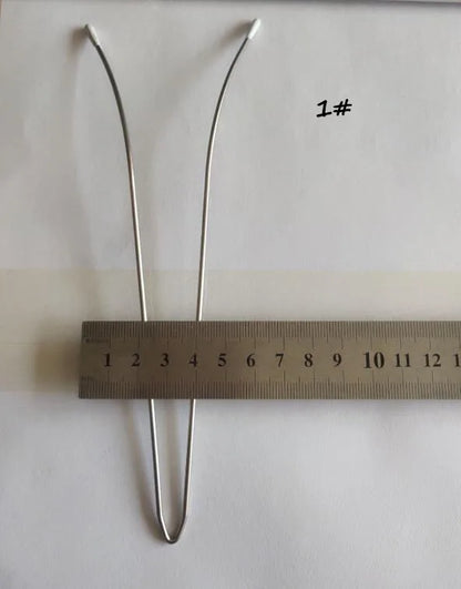 Wholesale High Quality Large Size V Shape Steel Ring Wedding Dress Swimwear Evening Dress Bra Accessory Underwear Steel Ring