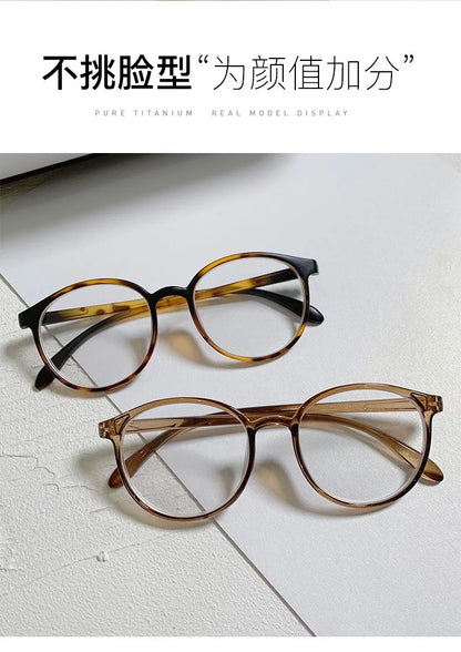 New arrival Computer Glasses Frame Women Men Anti Blue Light Round Eyewear Blocking Glasses Optical Spectacle Eyeglass Badiee Stylez