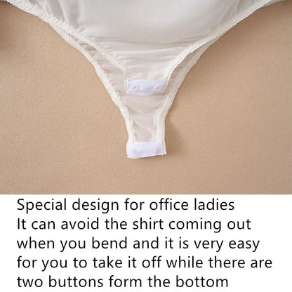 Elegant Bodysuit Women Short Sleeve White Color Shirring Design Blouses And Tops Office Lady Work Wear Formal Body Shirt Female