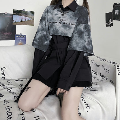 harajuku loose tops women sweatshirts gothic loose streetwear hoodies kawaii hoodie and shirts fashion clothes