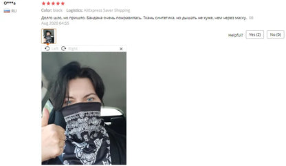 1PC Floral Print Multi-Function Scarf Neck Cover Face Mask Cycling Balaclava Bandana Scarf Cap Headwear Outdoor Sport Accessory