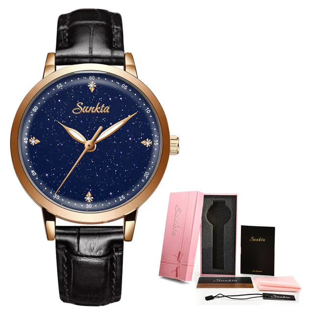 LIGE Fashion Luxury Womens Watch Ultra-thin Steel Mesh Strap Quartz Wristwatch Women Clock Casual Waterproof Watches Reloj Mujer Black CHINA