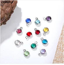 New In Earrings Dried Flower Crystal Dangle Hoop Earrings For Women Stainless Steel Diycharm Long Earring Cute Jewelry Wholesale