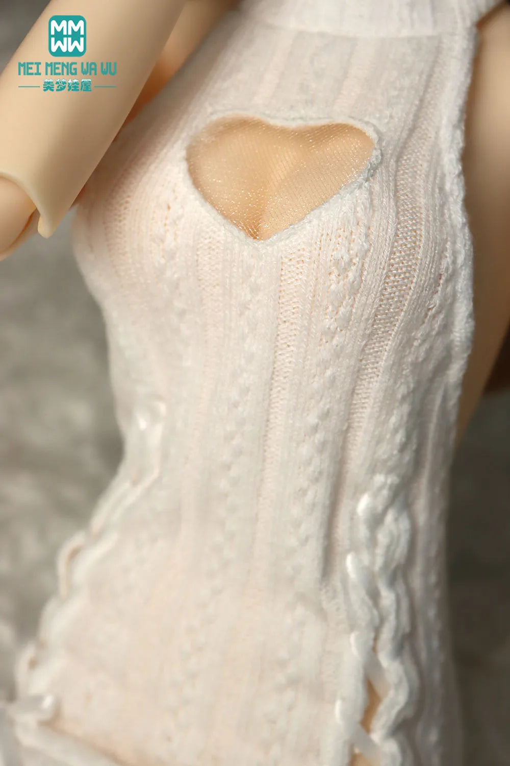 1/4 1/3 BJD clothes DD SD DDL MSD doll fashion hanging neck hanging neck sweater dress Arm sleeve