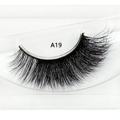 LEHUAMAO False Eyelashes Mink Lashes Natural Thick False Eyelashes Extension Wispy Soft Lashes Makeup Tools D22