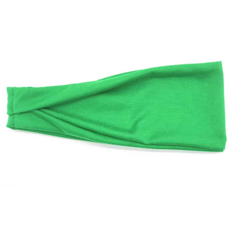 Women Headband Twist Cotton Sport Wide Turban Twisted Knotted Headwrap Girls Hairband Fashion Head Band Hair Accessories