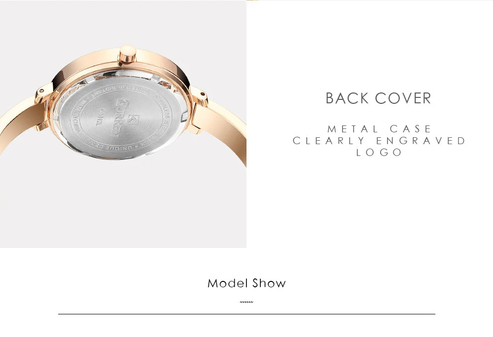 CURREN Watch For Women 9012 Top Brand Luxury Quartz Clock Casual Fashion Ladies Wristwatch Lady Clock Relogio Feminino