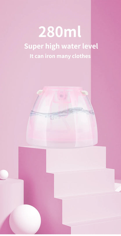 saengQ Handheld Garment Steamer 1500W Electric Household Fabric Steam Iron 280ml Portable Vertical Fast-Heat For Clothes Ironing - Badiee Stylez