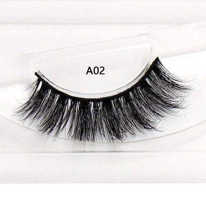 LEHUAMAO False Eyelashes Mink Lashes Natural Thick False Eyelashes Extension Wispy Soft Lashes Makeup Tools D22