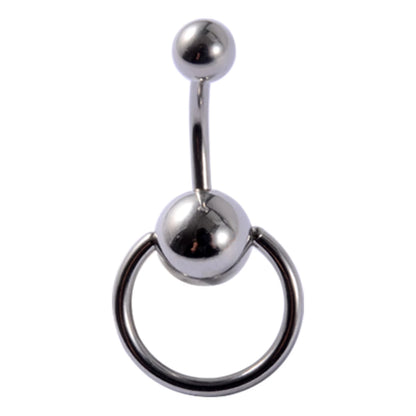 1Piece Surgical Steel Anodized Belly Button Rings Matte Balls Navel Studs Banana  Curved Barbell Body Piercing Jewelry 14g Badiee Stylez