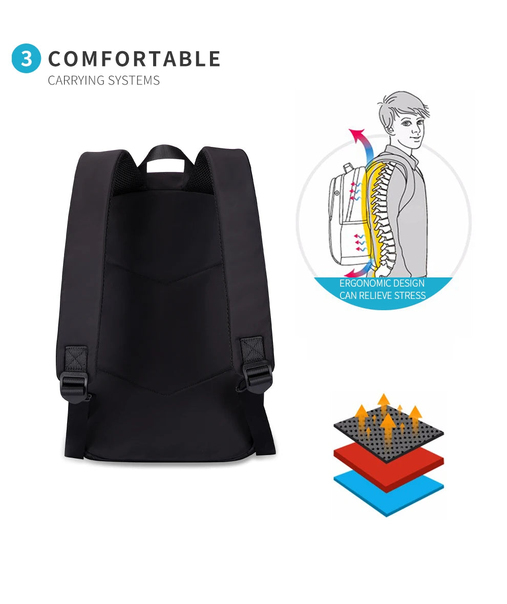 Hk Mini Popular Men's Backpack 12.9 Inch Ipad Waterproof Light Weight Women School Bags Short Trip Travel Sports Backpack Casual