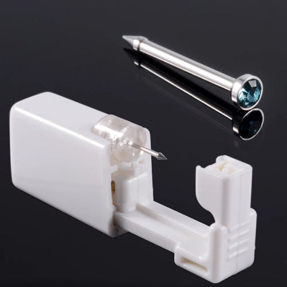 1 Unit Disposable Safe Sterile Piercing Unit For Gem Nose Studs Piercing Gun Piercer Tool Machine Kit Earring Studs Body Jewelry 17-203