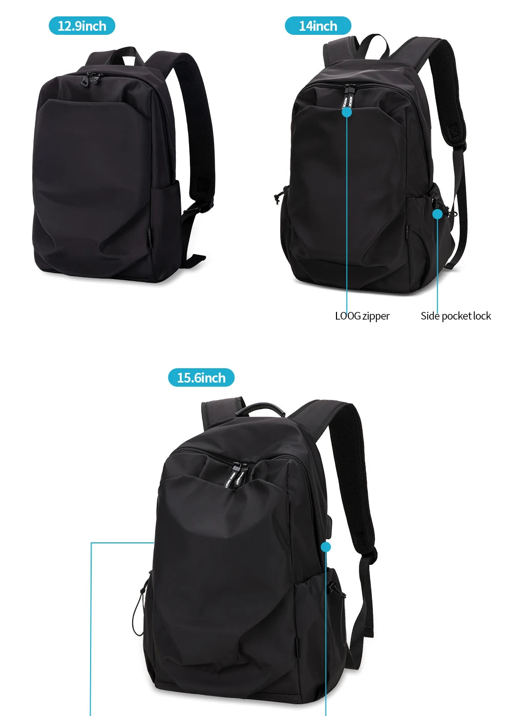 Hk Mini Popular Men's Backpack 12.9 Inch Ipad Waterproof Light Weight Women School Bags Short Trip Travel Sports Backpack Casual
