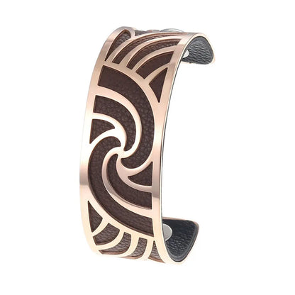 Cremo Love Cuff Bracelets Stainless Steel 25mm Bangles Manchette Femme Interchangeable Reversible Leather Band Pulseiras Badiee Stylez