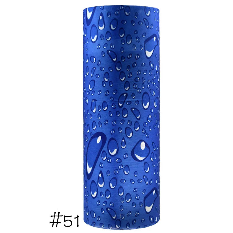 Men Women Windproof Headband Tube Bandana Headscarf Outdoor Cycling Mask Elastic Seamless Scarves Head Face Neck Sunshade Collar 51 One Size >8Y