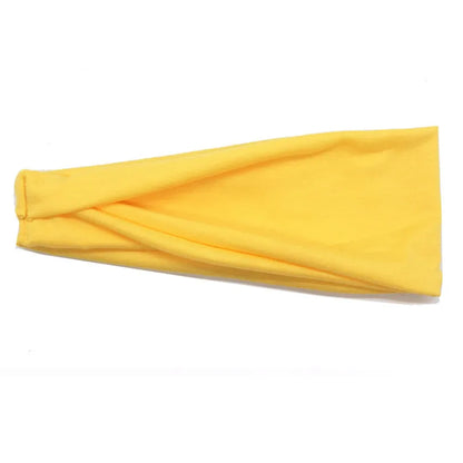 Women Headband Twist Cotton Sport Wide Turban Twisted Knotted Headwrap Girls Hairband Fashion Head Band Hair Accessories