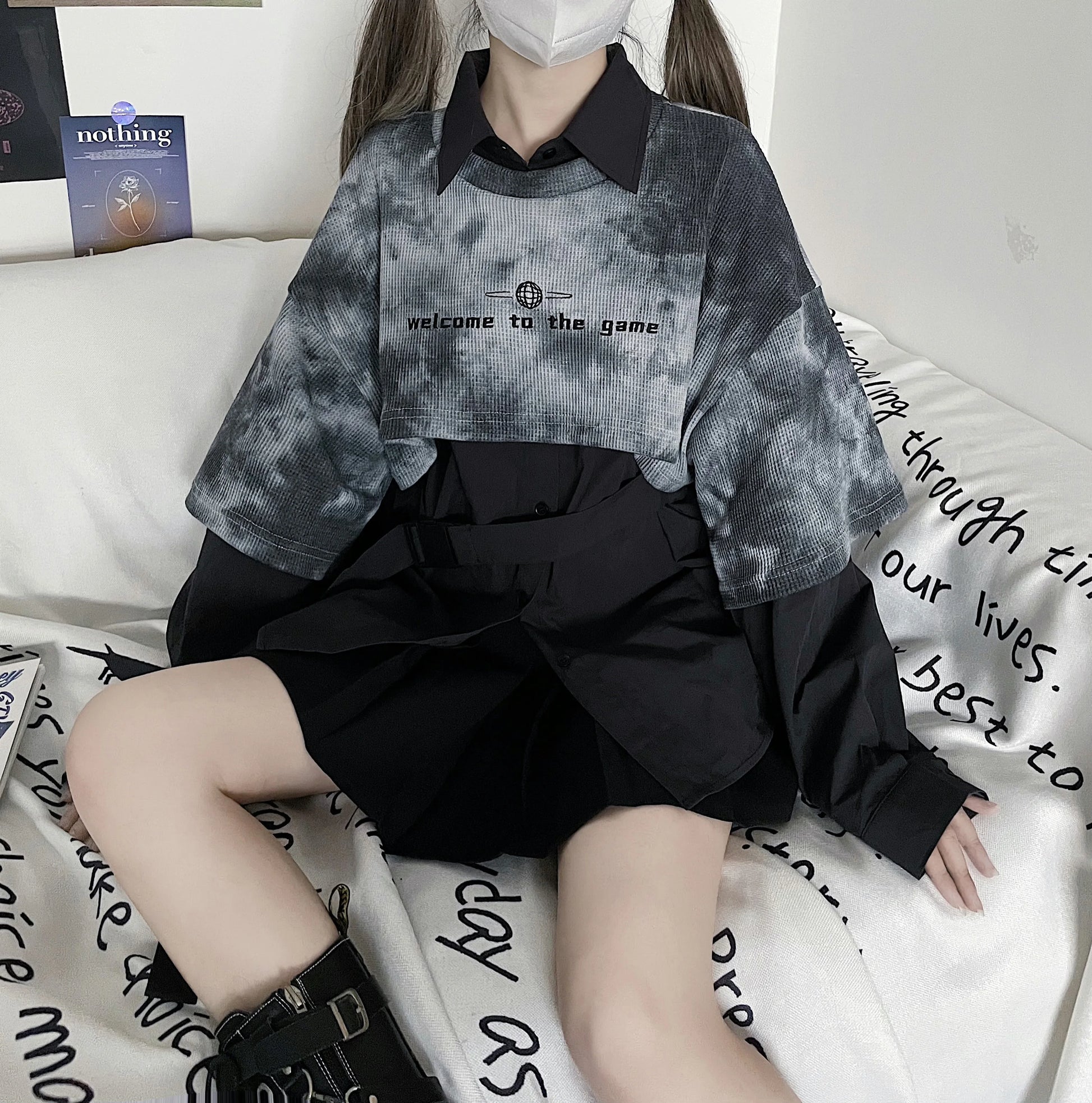 harajuku loose tops women sweatshirts gothic loose streetwear hoodies kawaii hoodie and shirts fashion clothes