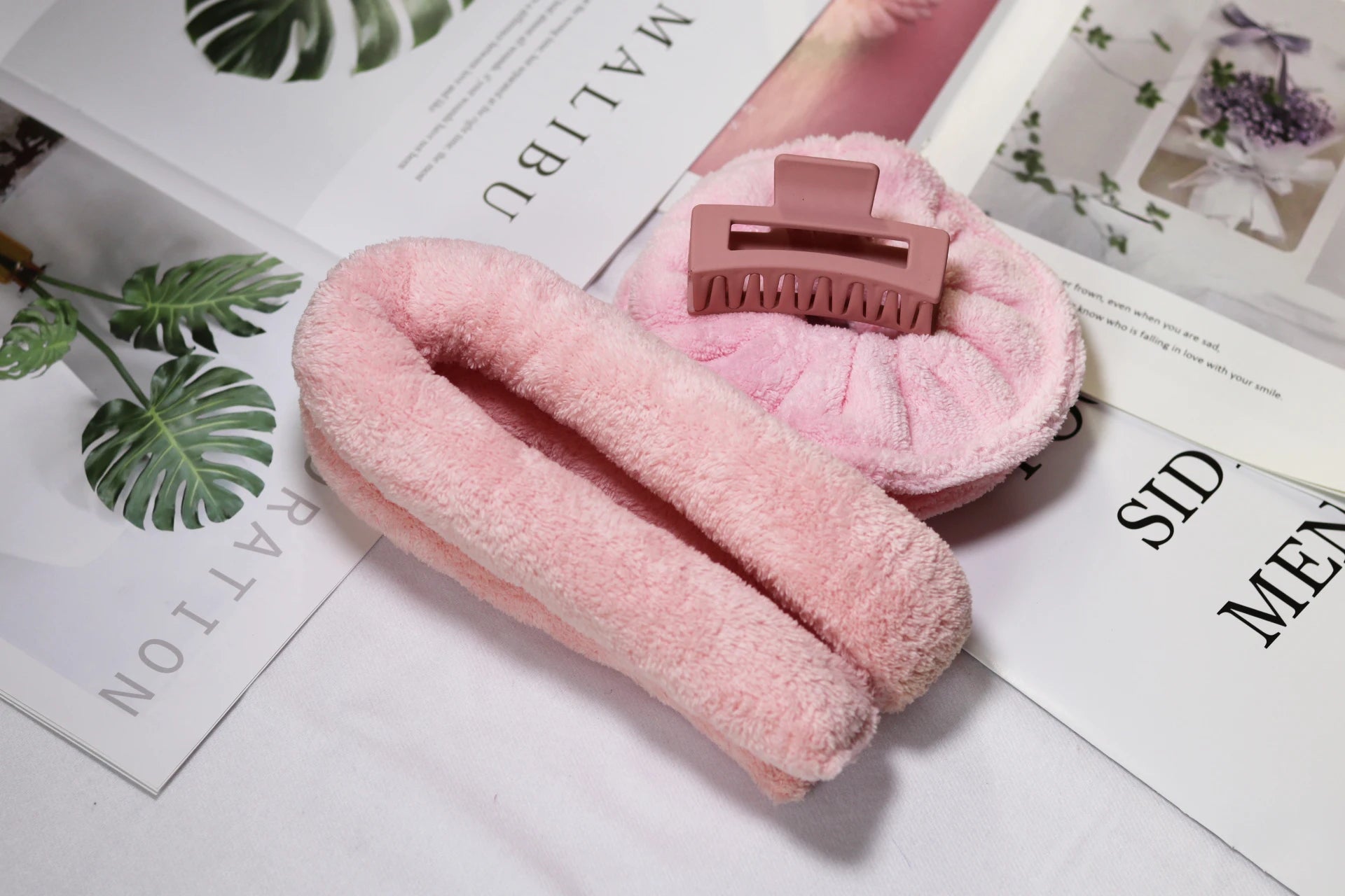 Heatless Curls Overnight Lazy Curler Soft Super Absorbent Velvet Curls Band Heatless Curing Rod Headband Make Hair Curly and Dry