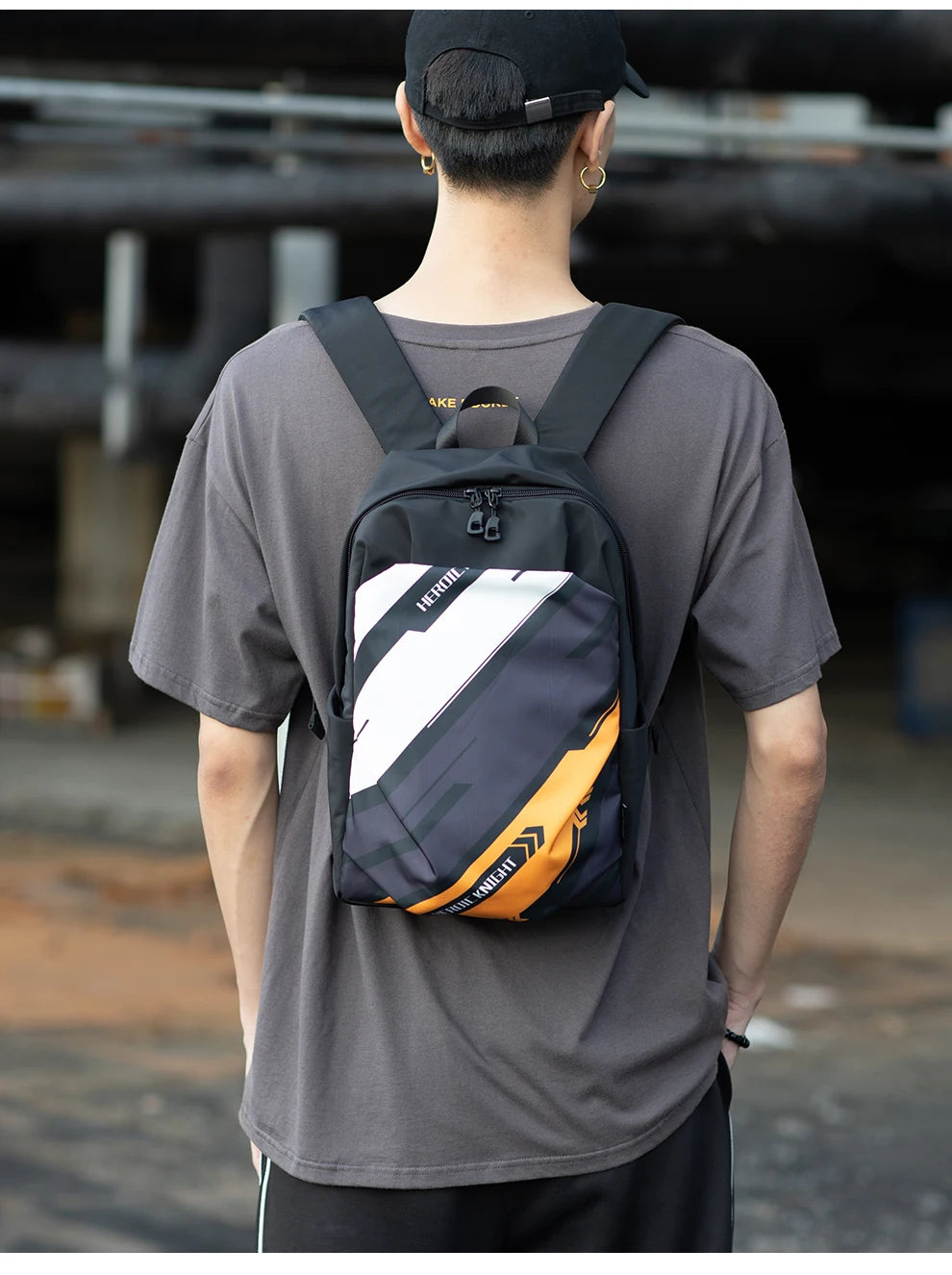 Hk Mini Popular Men's Backpack 12.9 Inch Ipad Waterproof Light Weight Women School Bags Short Trip Travel Sports Backpack Casual