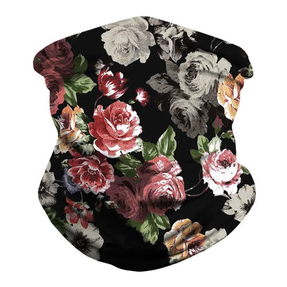 Women and men Fashionable digital print outdoor cycling neck gaiter and mask multi-functional magic headband and magic scarf